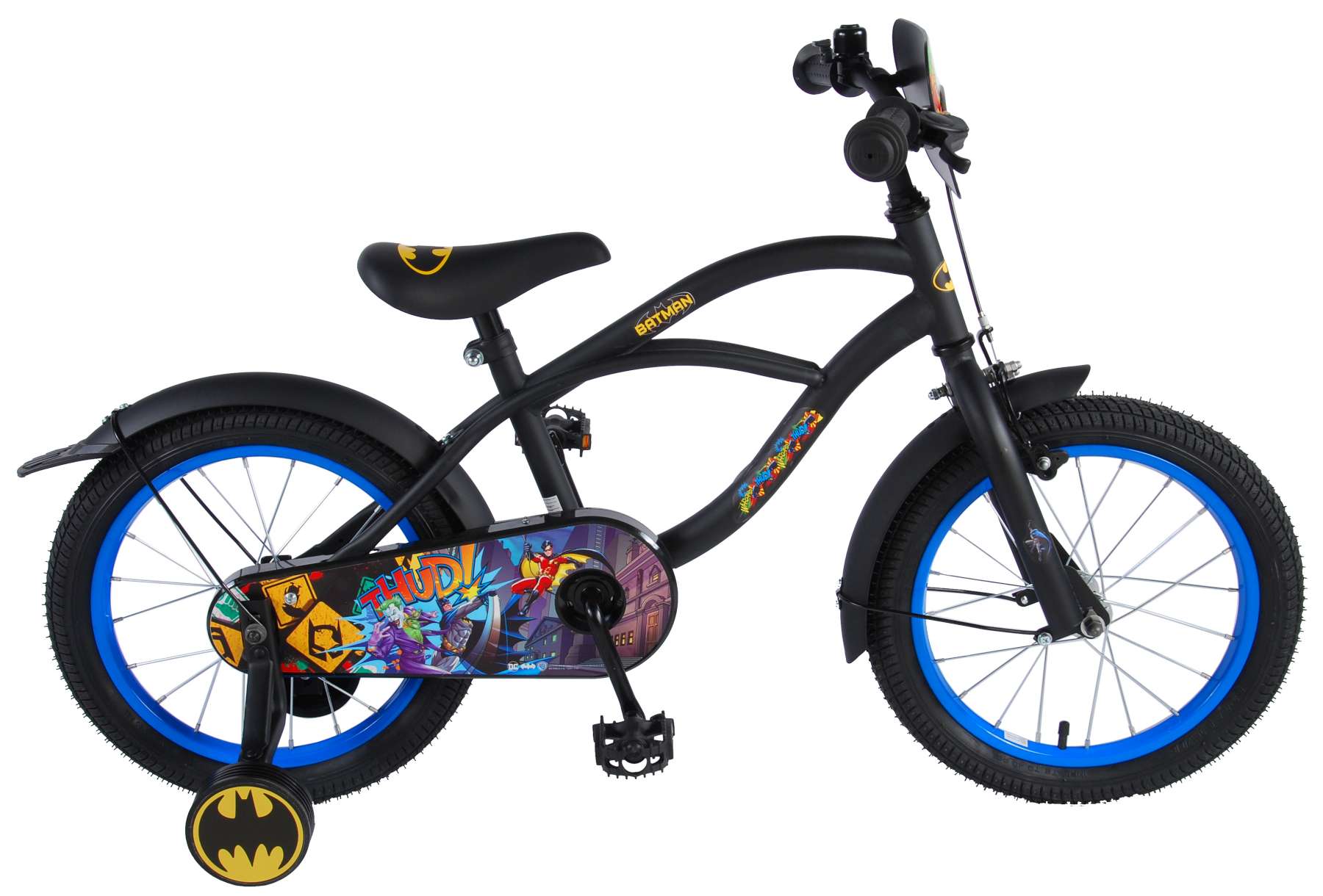 magie barrière generatie Batman Kinderfiets - Jongens - 16 inch - Zwart