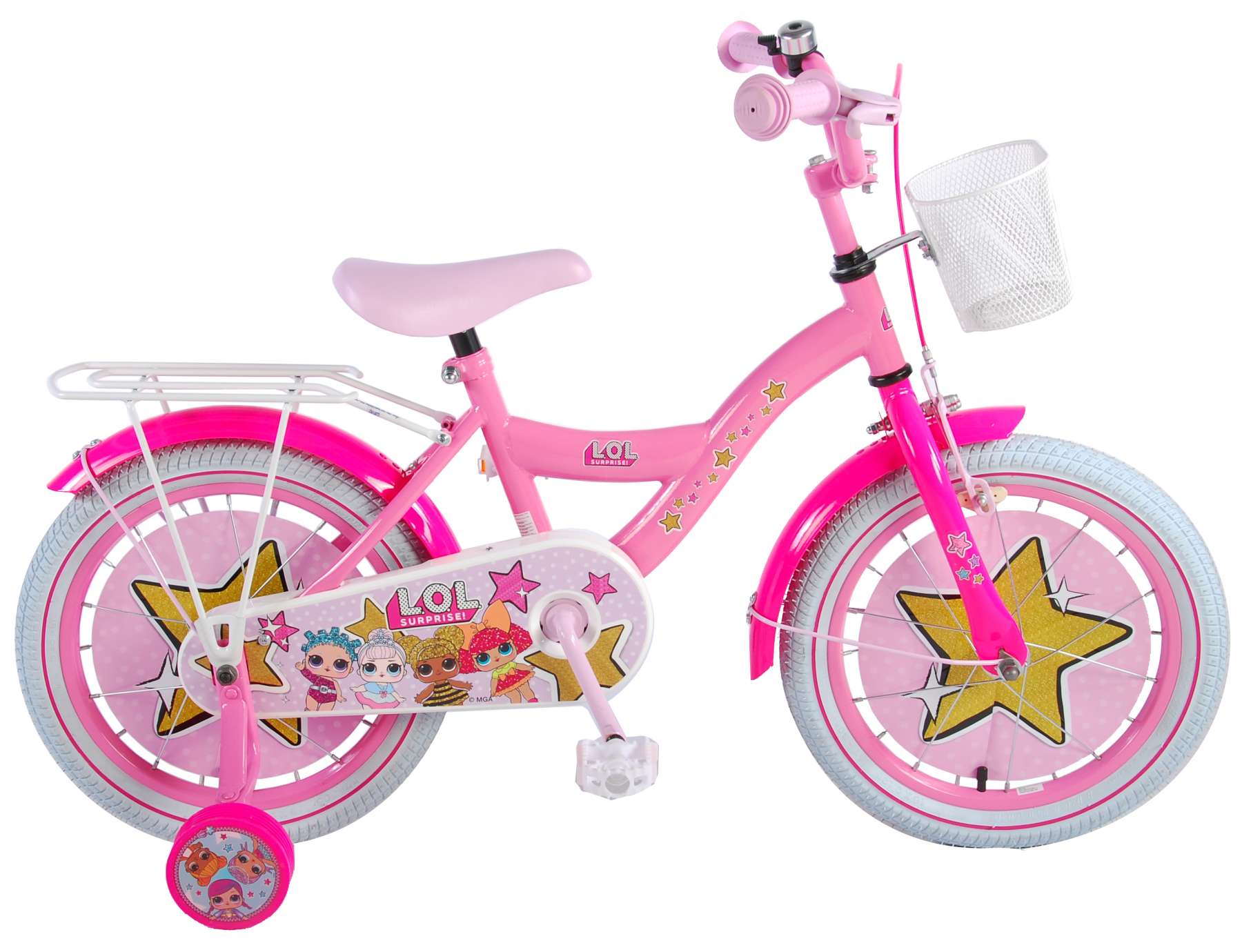 LOL Kinderfiets - Meisjes - 16 inch - Roze