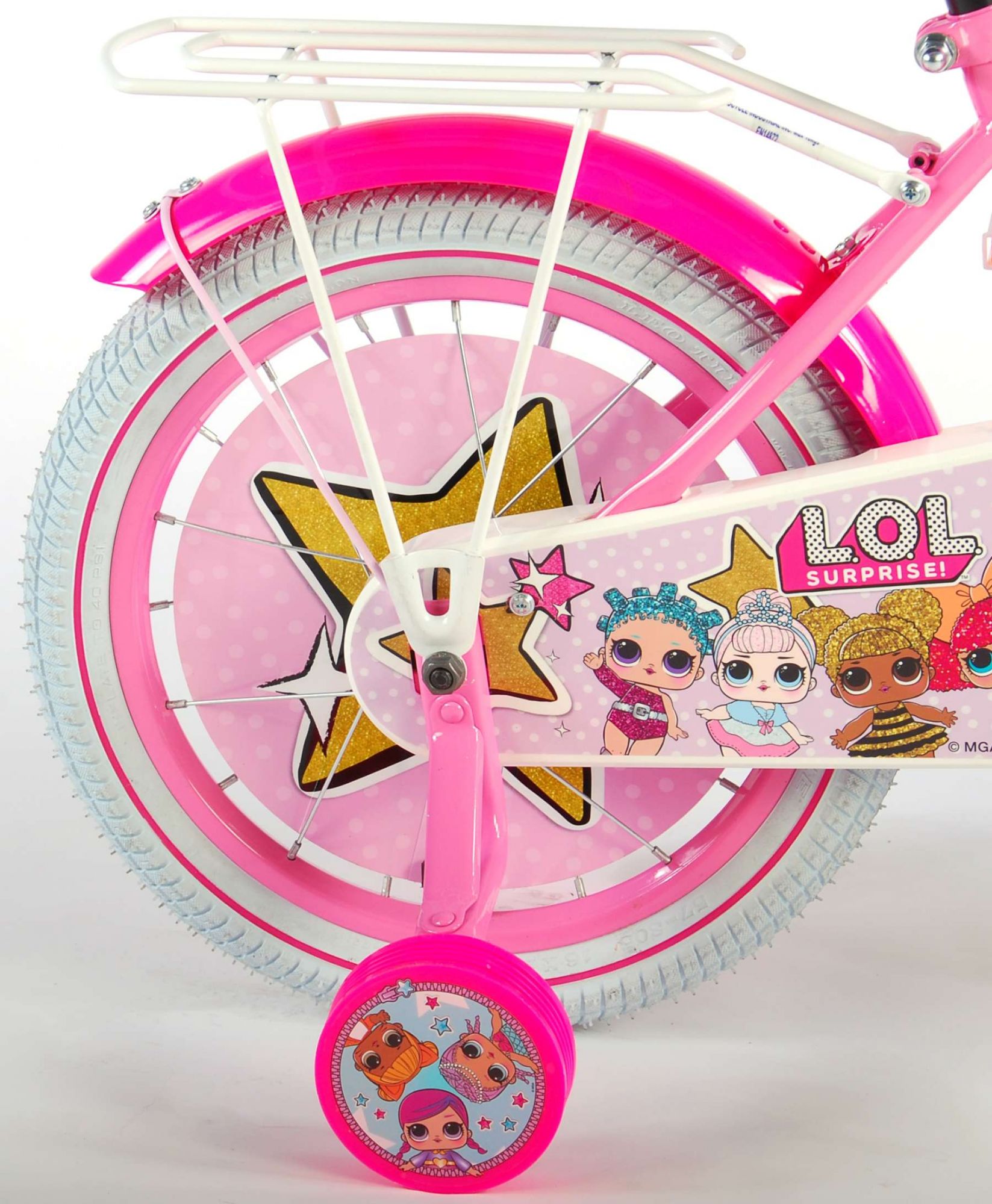 Betrokken slikken ik ben gelukkig LOL Surprise Kinderfiets - Meisjes - 16 inch - Roze