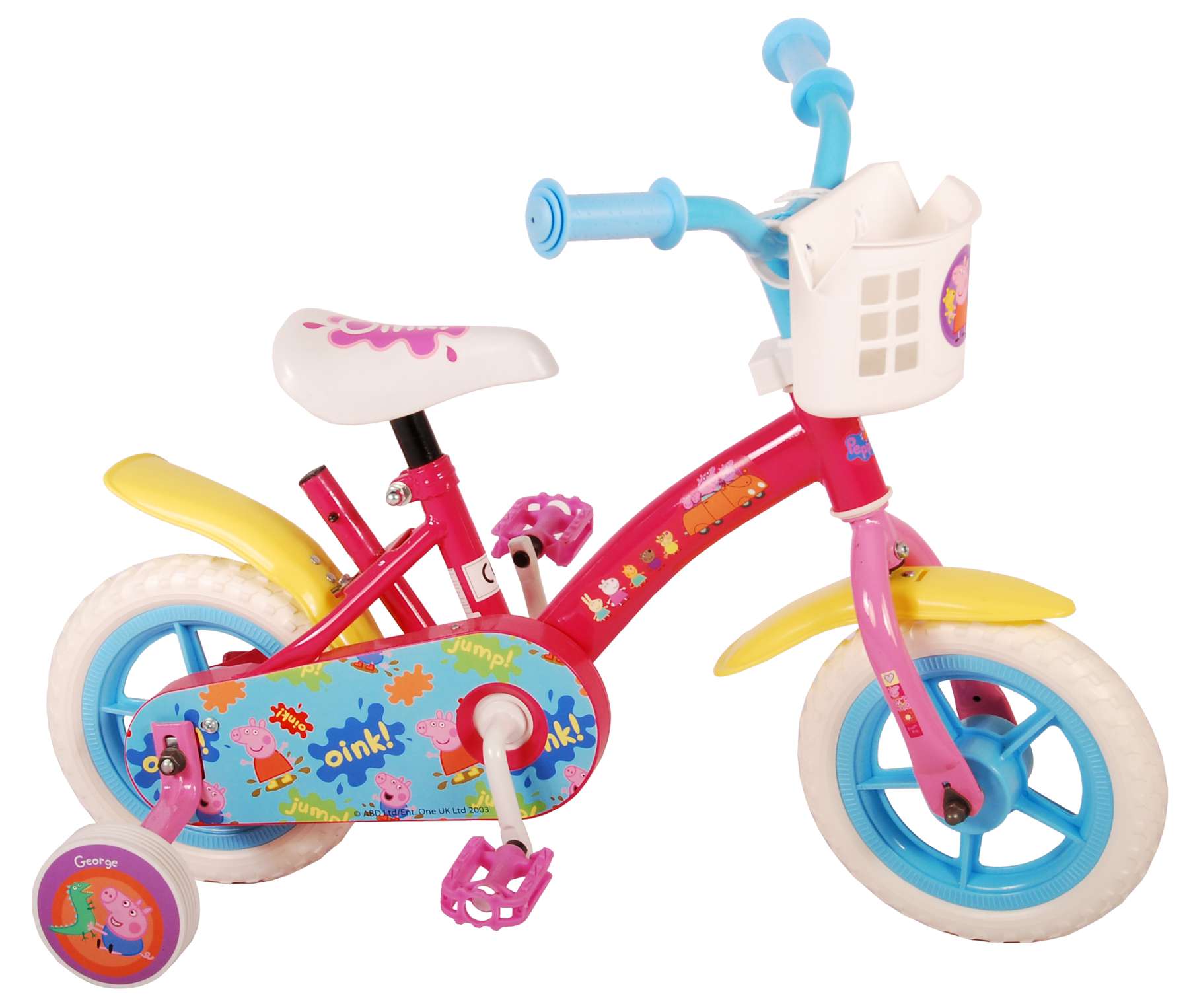 Peppa pig bike basket best sale