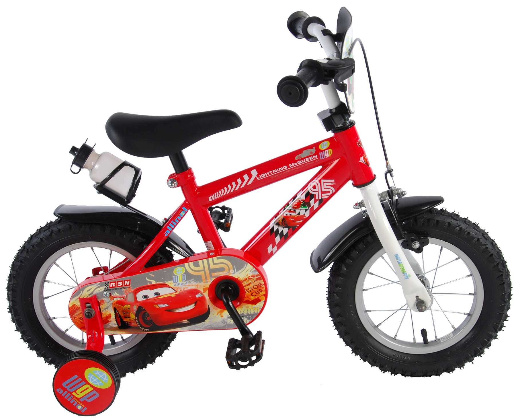 Meestal Zeehaven Verdorde Disney Cars Kinderfiets - Jongens - 12 inch - Rood