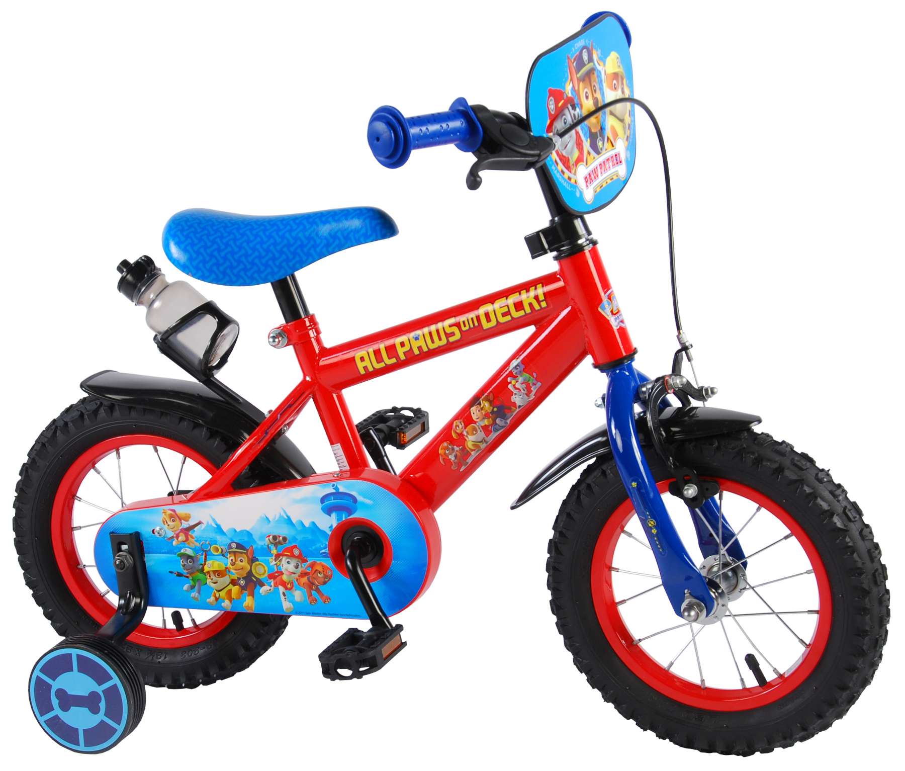 aanklager koper Dapperheid Paw Patrol Kinderfiets - Jongens - 12 inch - Rood/Blauw