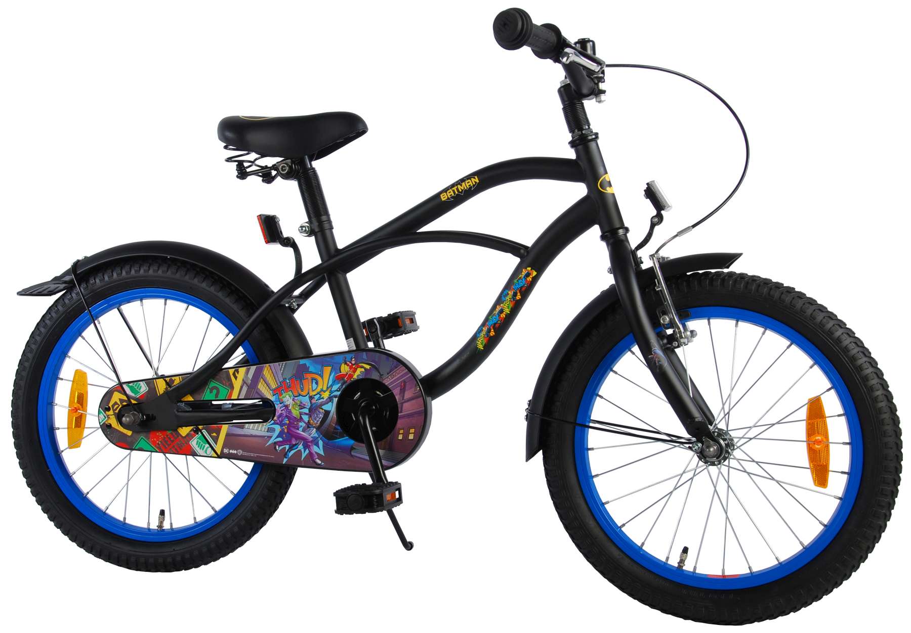 spiraal Melbourne Buitengewoon Batman Kinderfiets - Jongens - 18 inch - Zwart