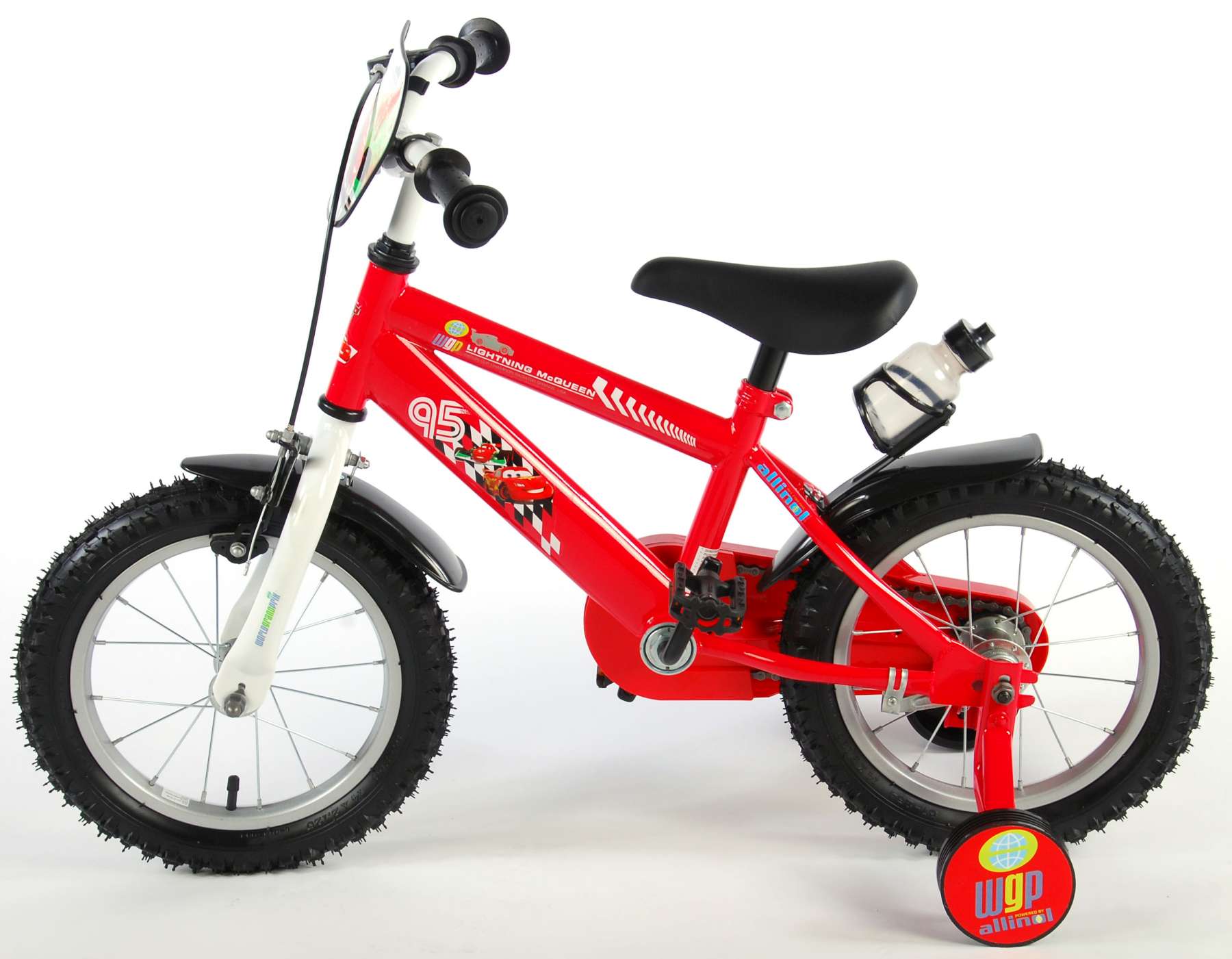 Cars Kinderfiets Jongens - inch - Rood