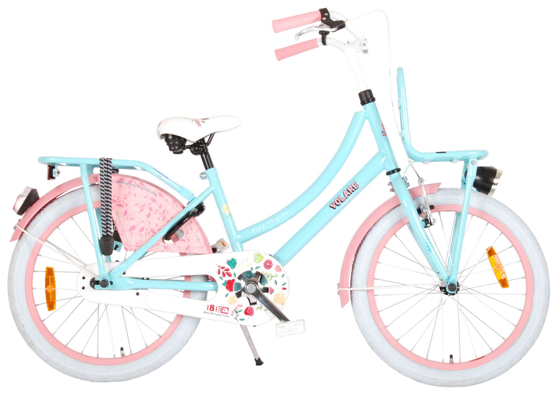 nauwelijks Hallo lid Volare Ibiza Kinderfiets - Meisjes - 20 inch - Blauw/Roze - 95% afgemonteerd