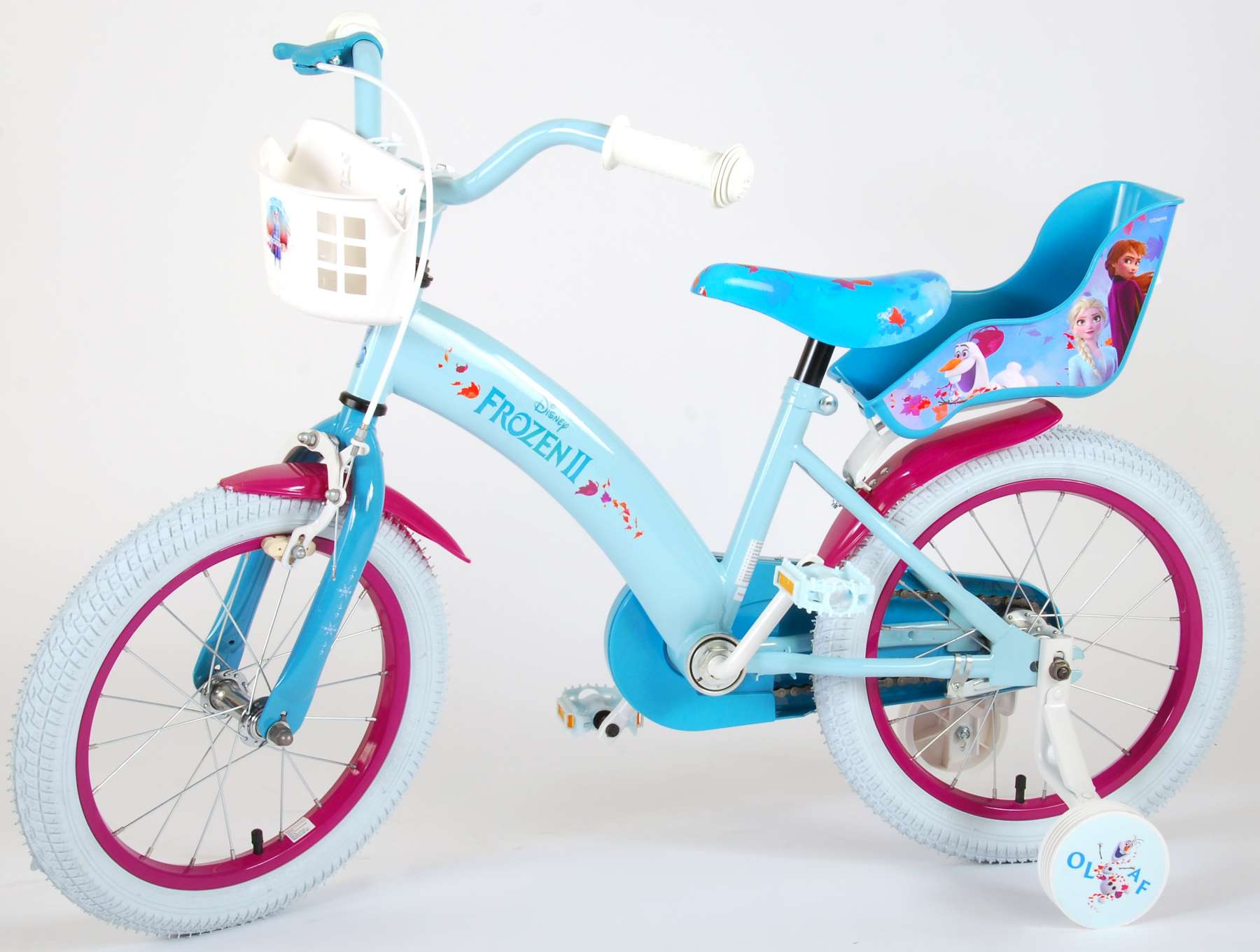 Ontdekking Assimilatie Orkaan Disney Frozen 2 - Kinderfiets - Meisjes - 16 inch - Blauw/Paars - twee  handremmen