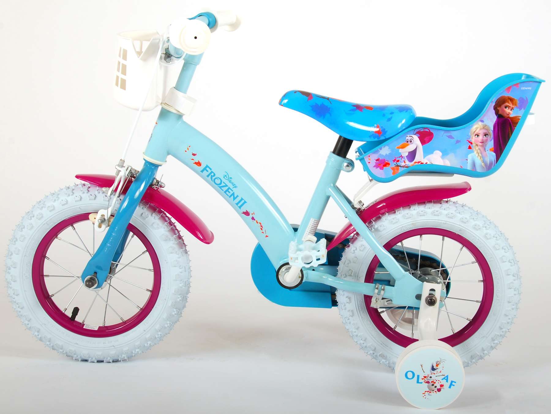 Ruim Doe een poging Beven Disney Frozen 2 Kinderfiets - Meisjes - 12 inch - Blauw/Paars