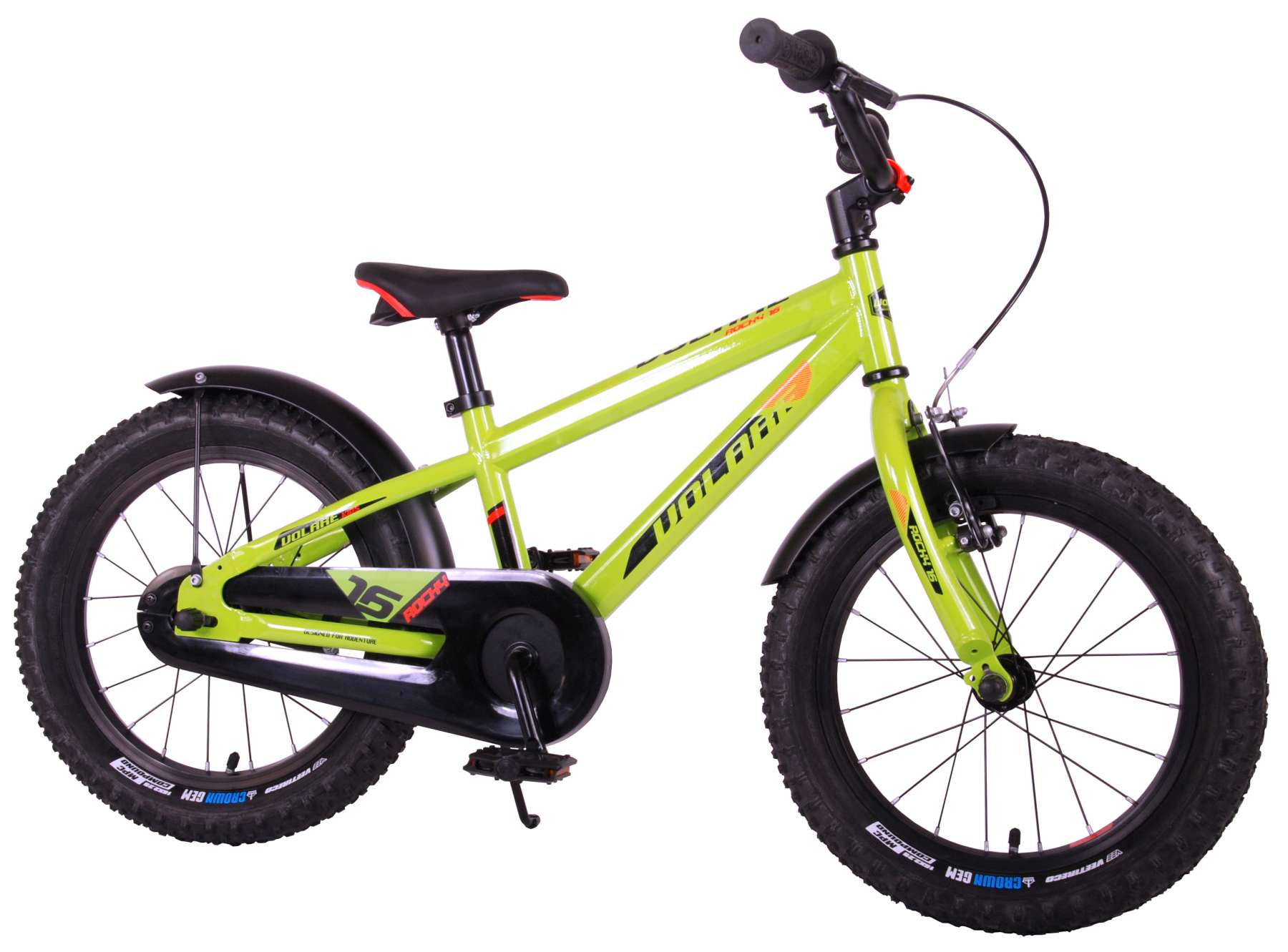 draadloos bijvoorbeeld Denk vooruit Volare Rocky Kinderfiets - 16 inch - Groen - 95% afgemonteerd