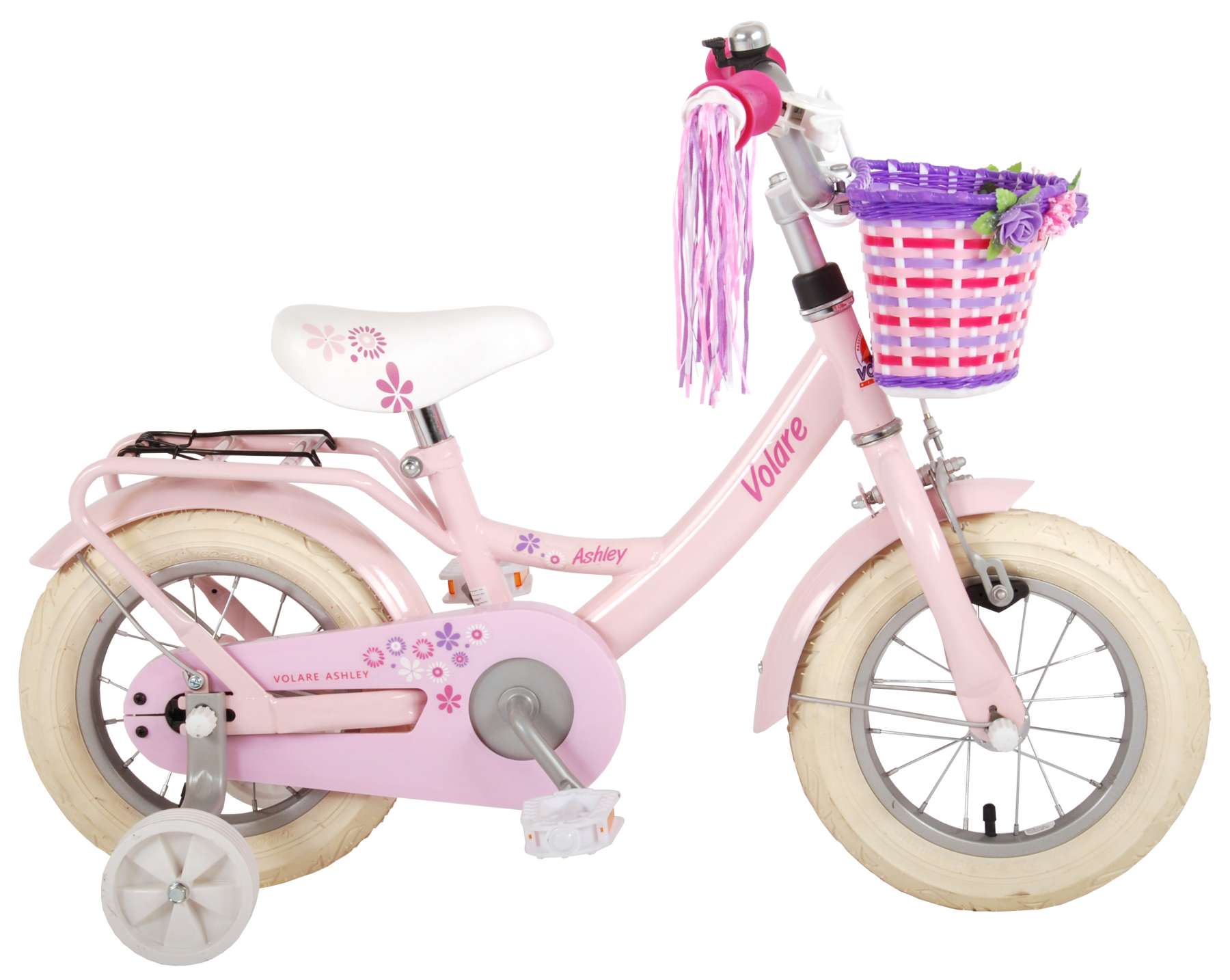 zwaartekracht Mark Kennis maken Volare Ashley Kinderfiets - Meisjes - 12 inch - Roze - 95% afgemonteerd