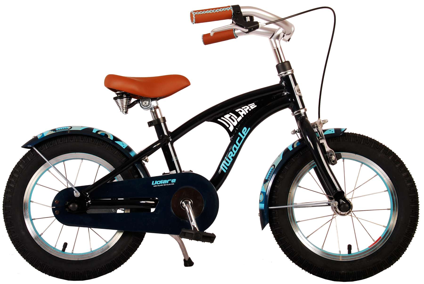 barbecue Afhaalmaaltijd bar Volare Miracle Cruiser Kinderfiets - Jongens - 14 inch - Mat Blauw - Prime  Collection