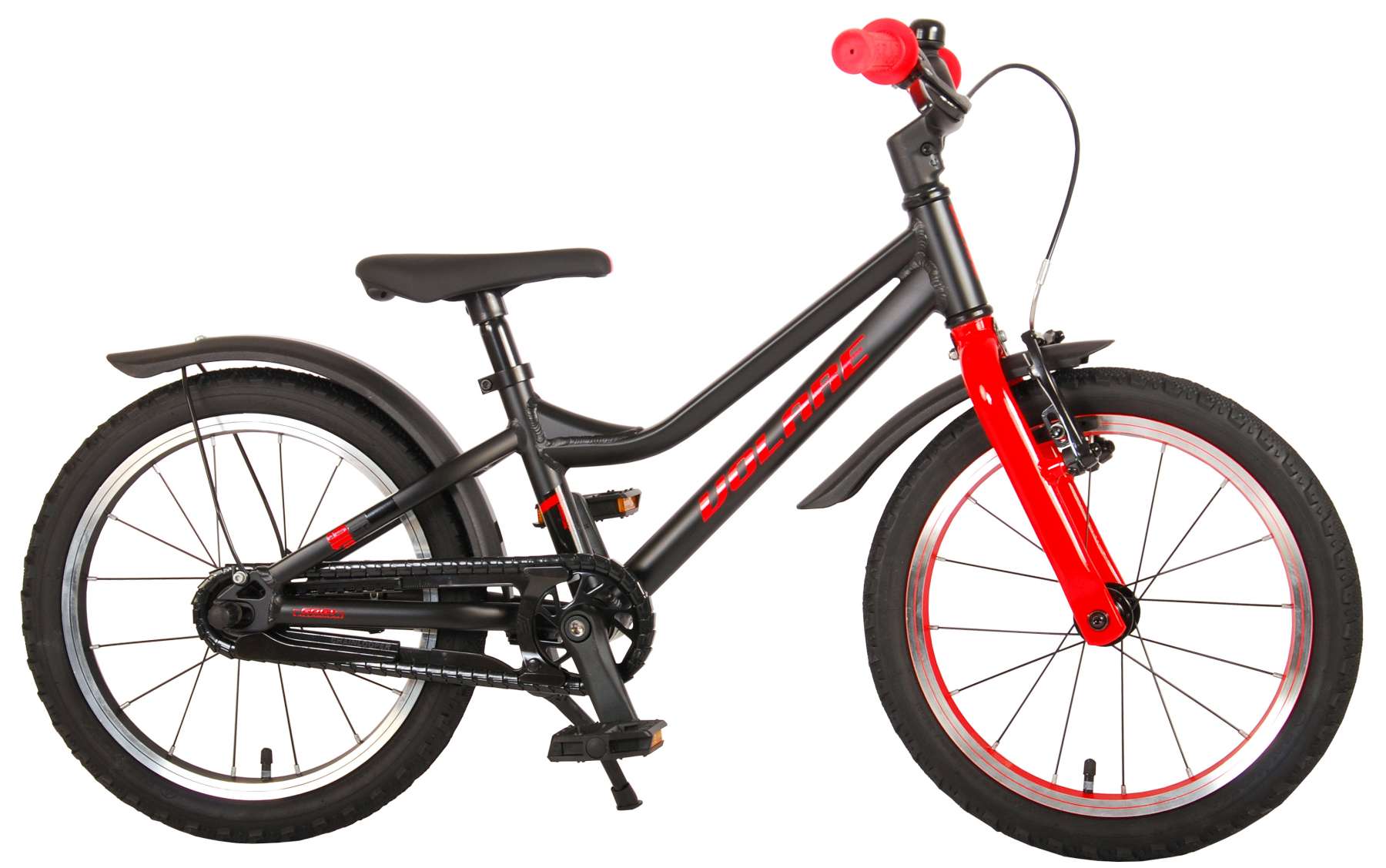 Blaster Kinderfiets Jongens - inch - Zwart Rood - Prime Collection