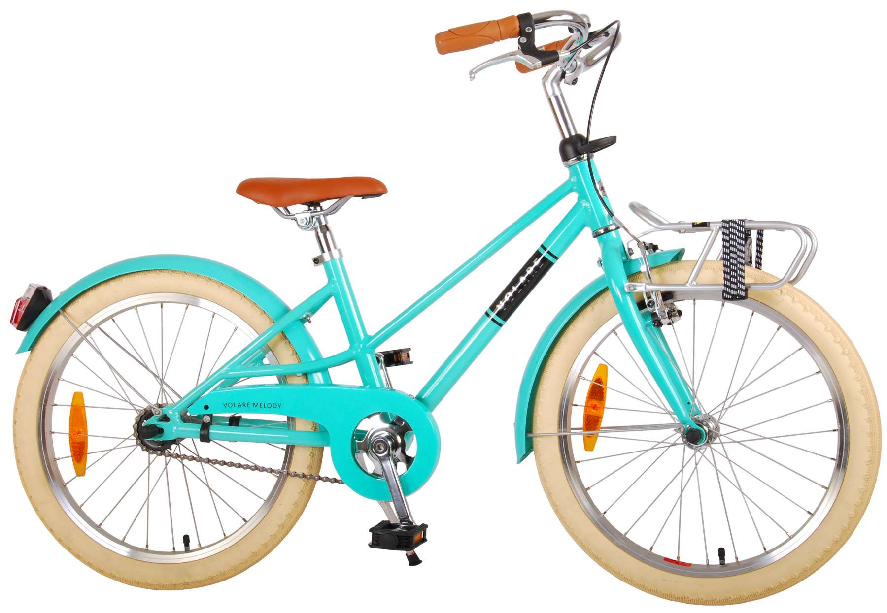 Wennen aan Moet Transistor Volare Melody Kinderfiets - Meisjes - 20 inch - Turquoise - Prime Collection