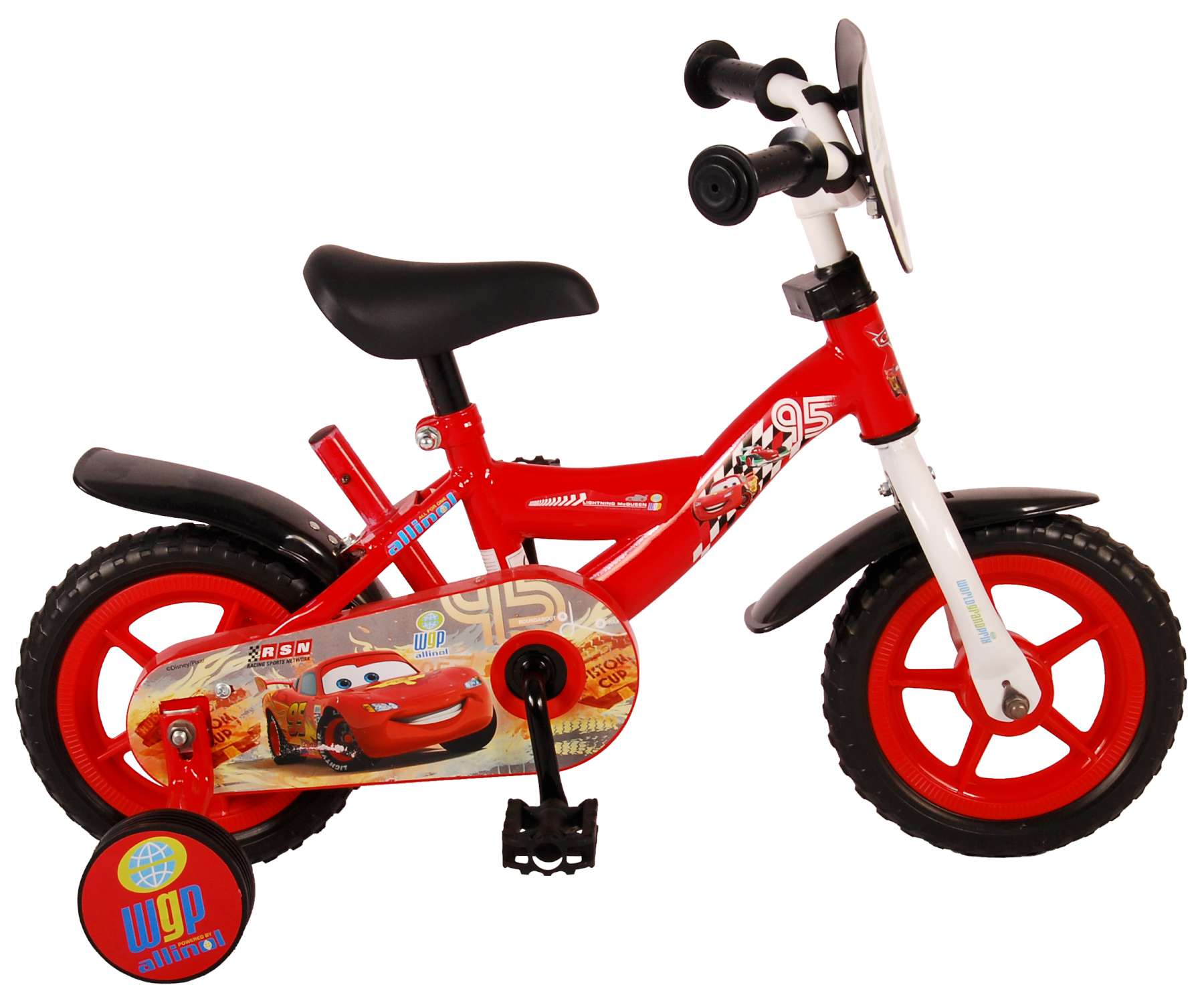 elkaar spoel Additief Disney Cars 10 inch jongensfiets OUTLET