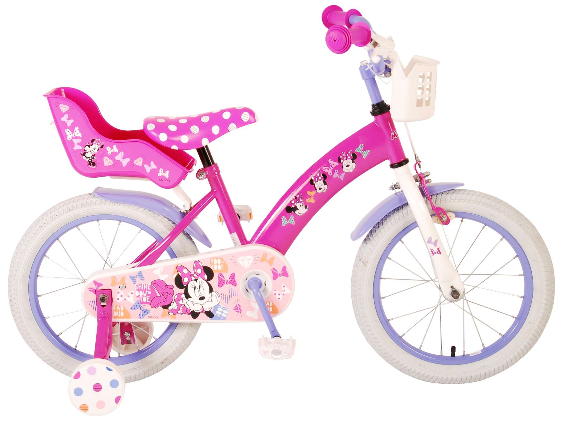 Zielig systematisch Wolk Disney Minnie Cutest Ever! Kinderfiets - Meisjes - 16 inch - Roze