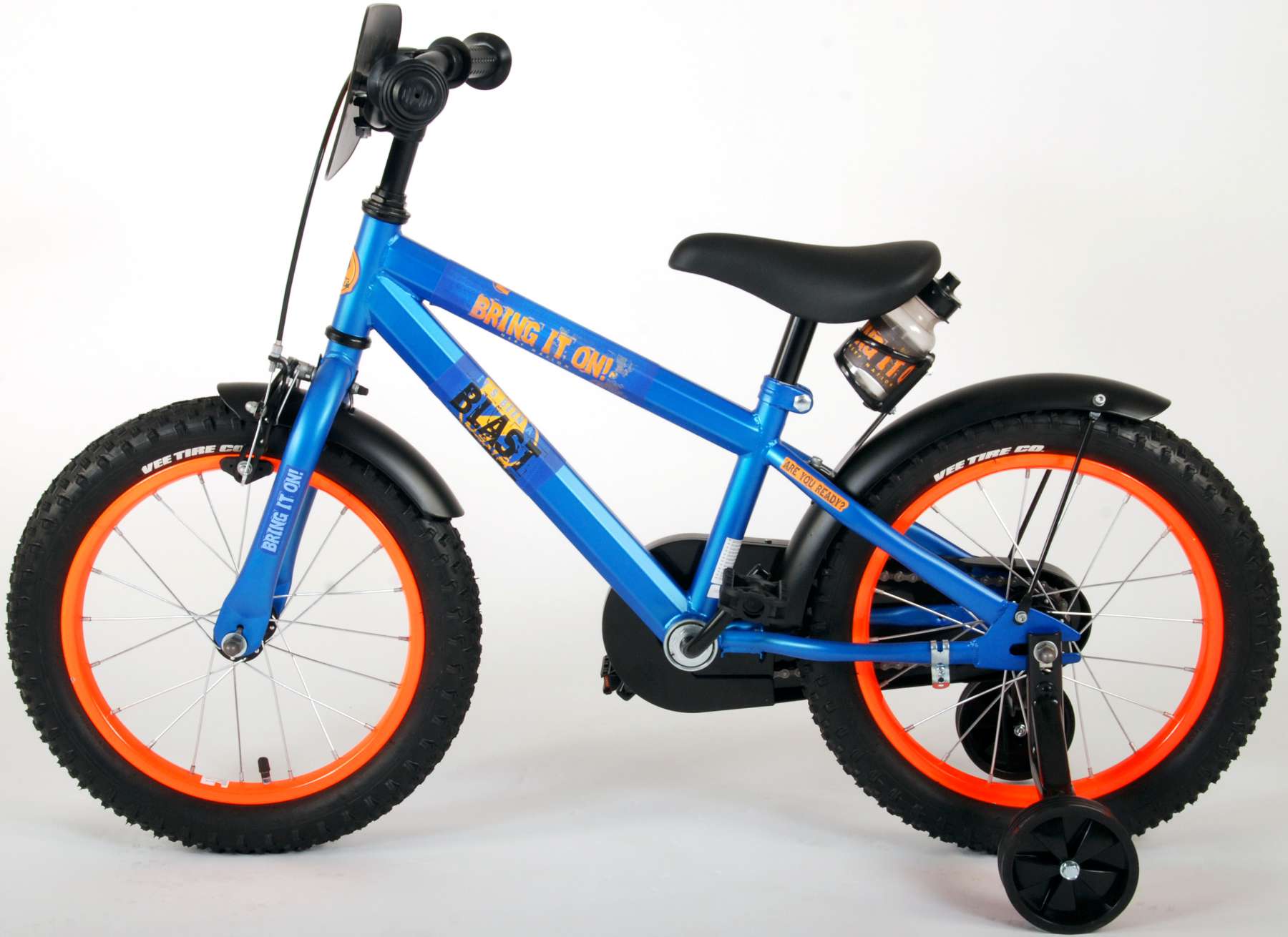 aansporing Dierentuin s nachts de eerste NERF Kinderfiets - Jongens - 16 inch - Satin Blue