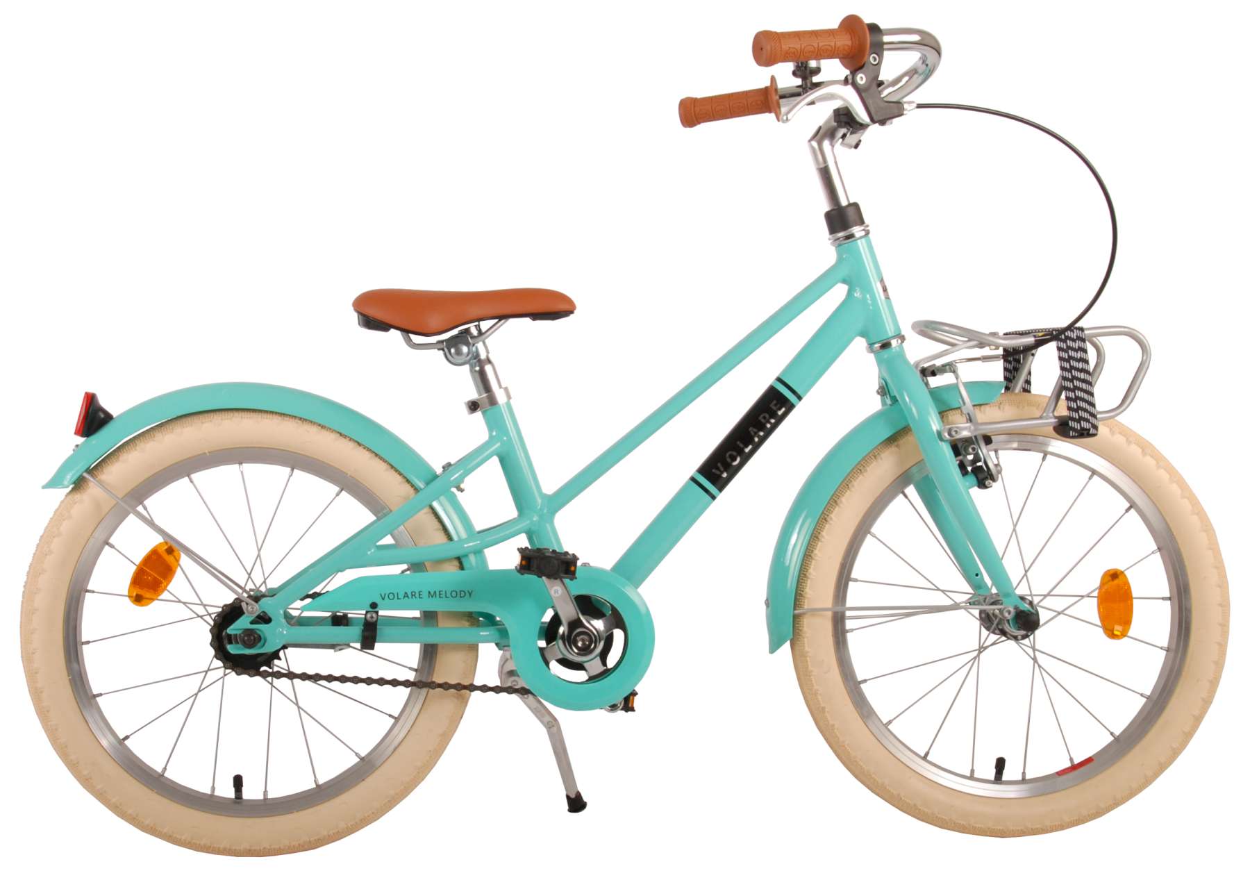 Open vermoeidheid beddengoed Volare Melody Kinderfiets - Meisjes - 18 inch - Turquoise - Prime Collection