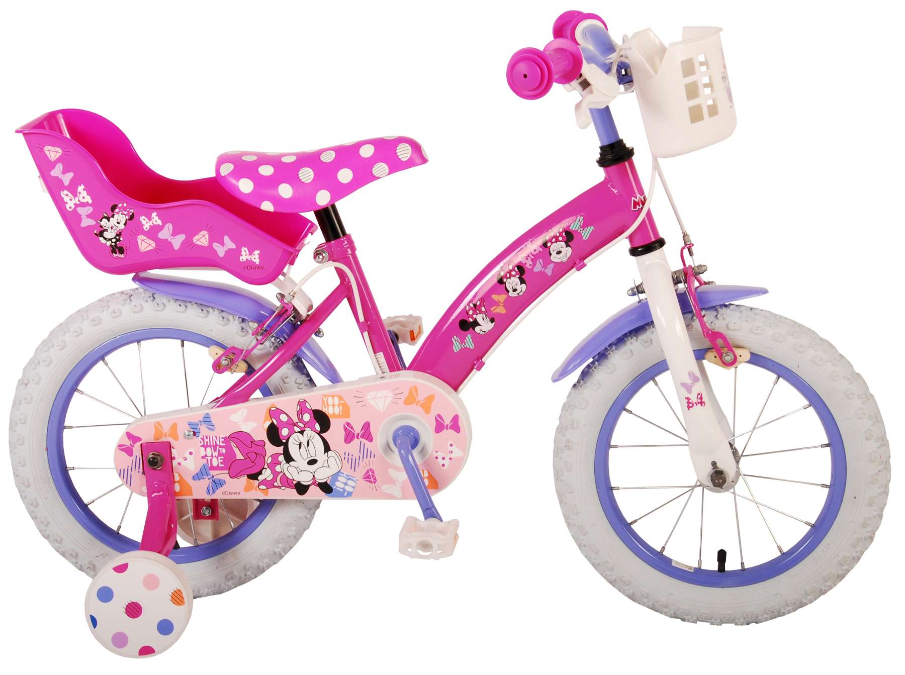 monteren Meditatief Toeval Disney Minnie - Volare Kinderfietsen