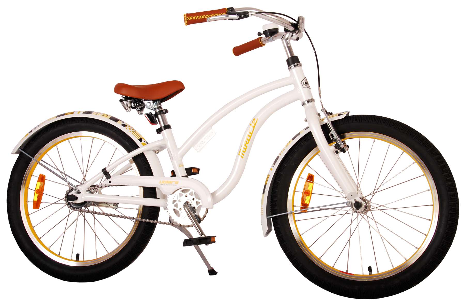 binden Jood calcium Volare Miracle Cruiser Kinderfiets - Meisjes - 20 inch - Wit - Prime  Collection