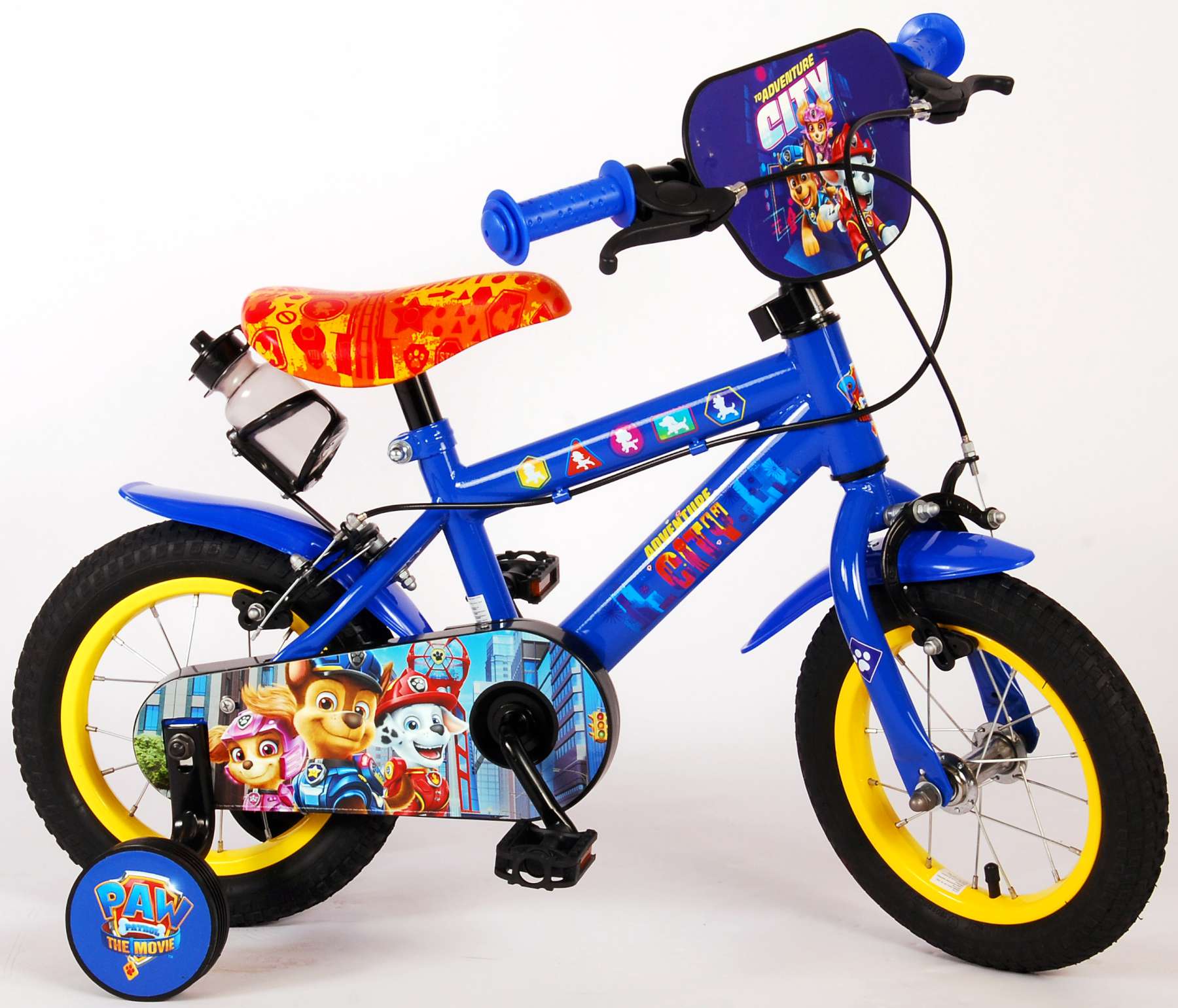 Glimlach dynamisch Kritisch Paw Patrol Kinderfiets - Jongens - 12 inch - Blauw - Twee handremmen