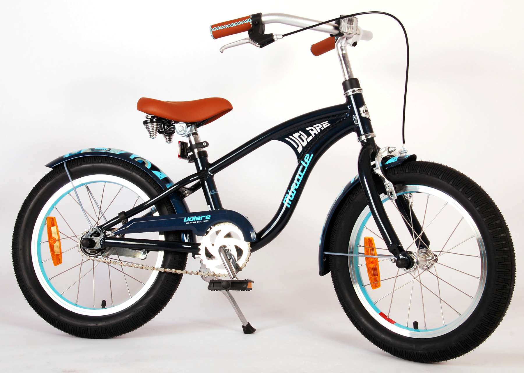 uitlijning Doordringen Wens Volare Miracle Cruiser Kinderfiets - Jongens - 16 inch - Mat Blauw - Prime  Collection