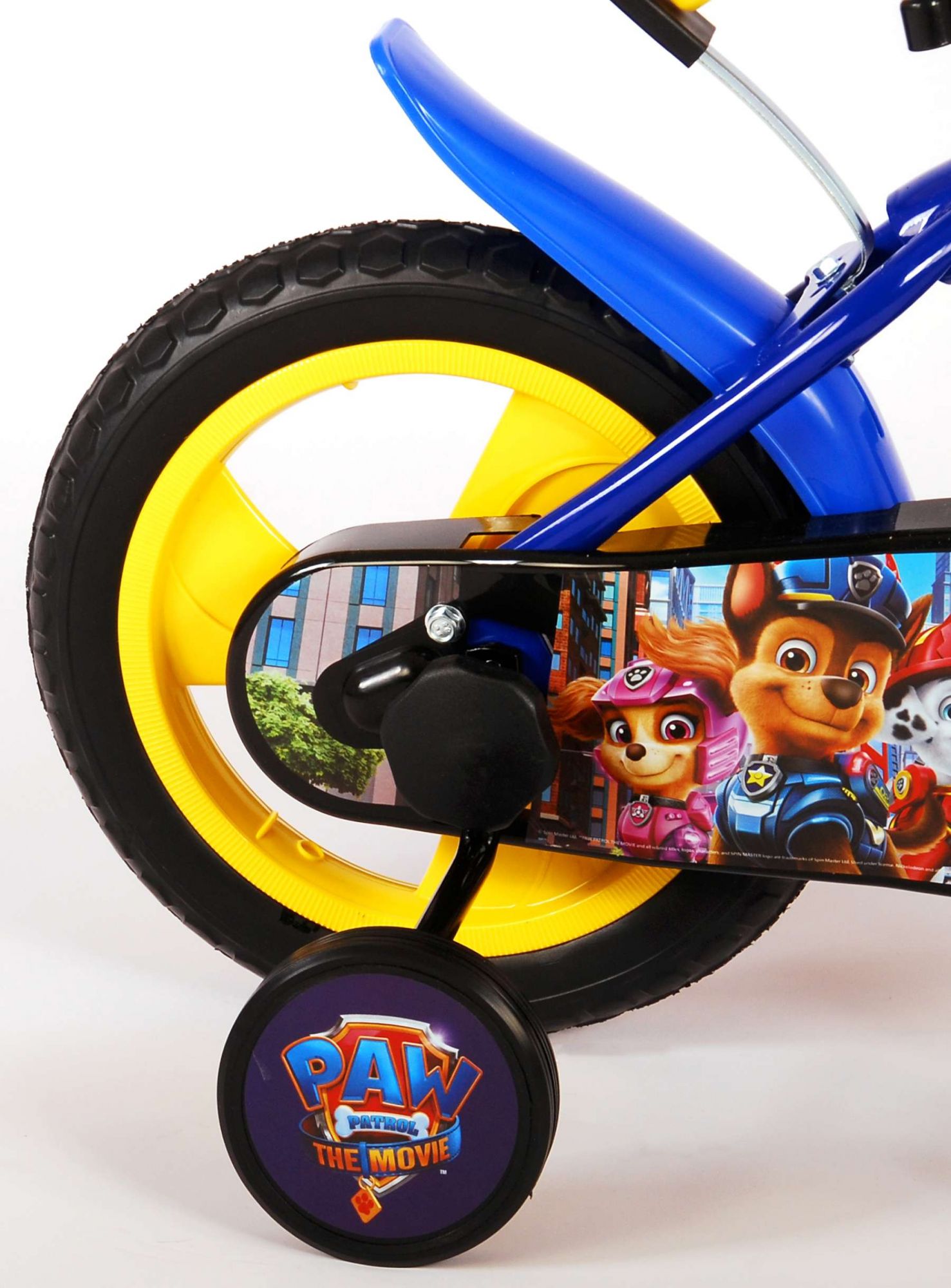 privacy Boekhouder Vervolgen Paw Patrol Kinderfiets - Jongens - 12 inch - Blauw Geel - Doortrapsysteem