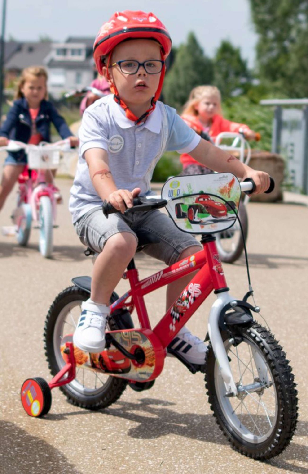 Zakje genezen Aan boord Disney Cars Kinderfiets - Jongens - 16 inch - Rood