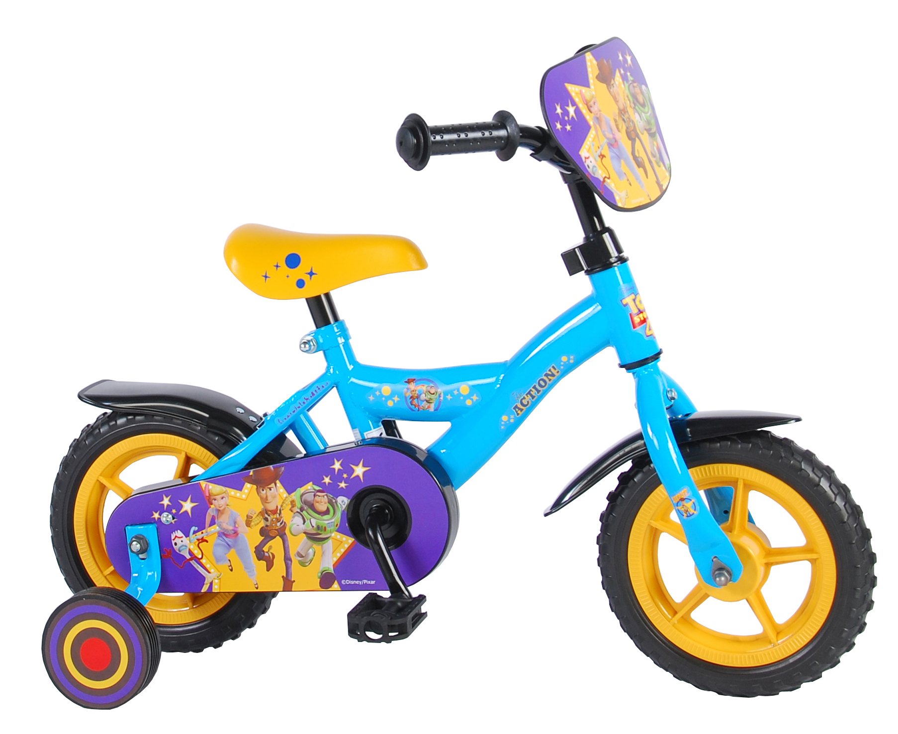 Parel Lol zwaar Toy Story Kinderfiets - Jongens - 10 inch - Blauw/Geel