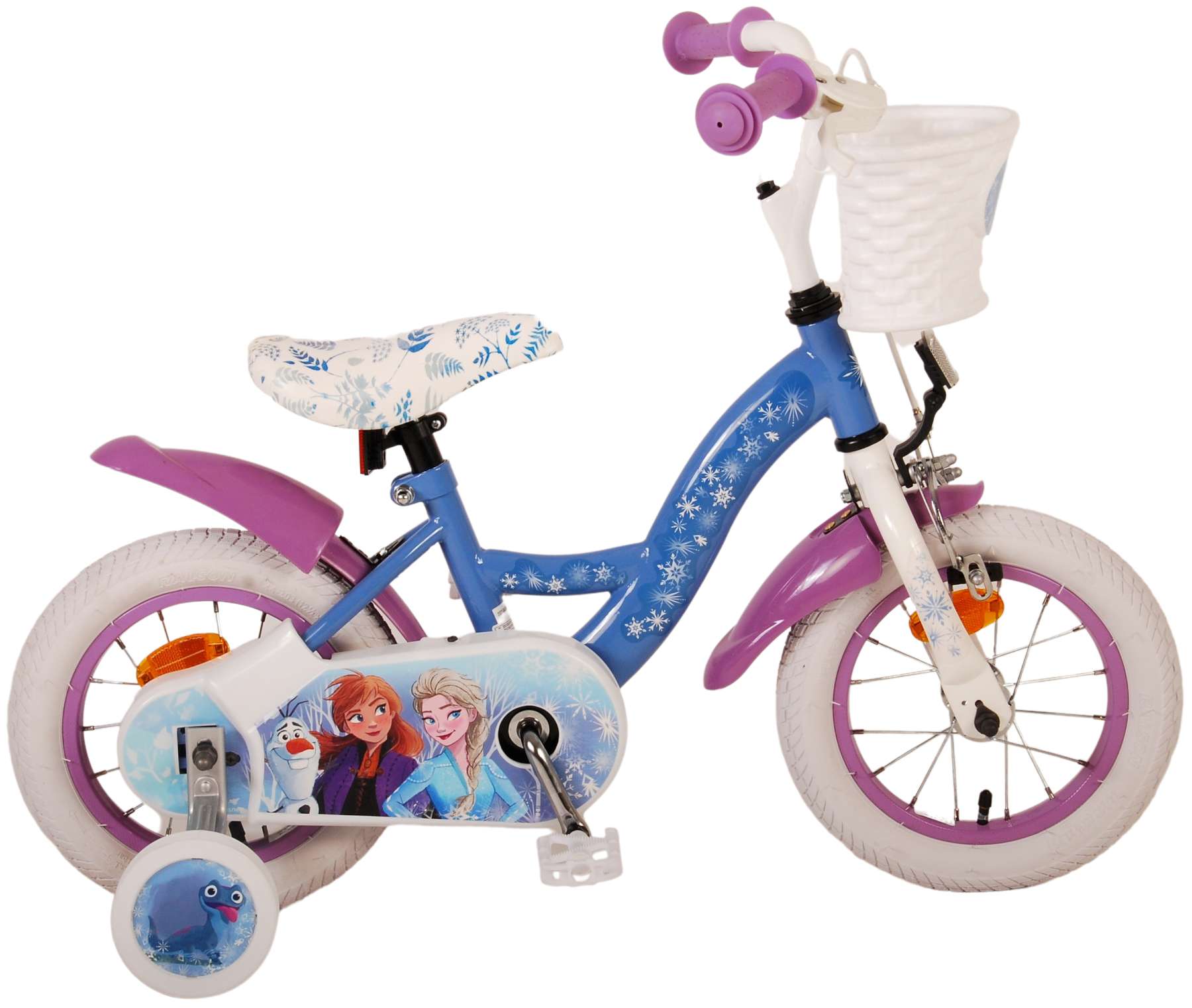 Disney Frozen 2 Kinderfiets - inch - Blauw/Paars