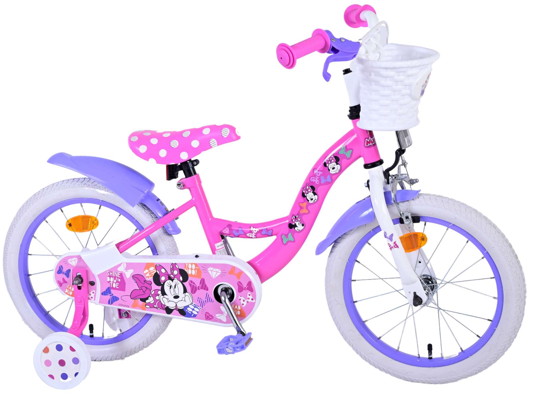 Disney Minnie Cutest Ever! Kinderfiets – Meisjes – 16 inch – Roze