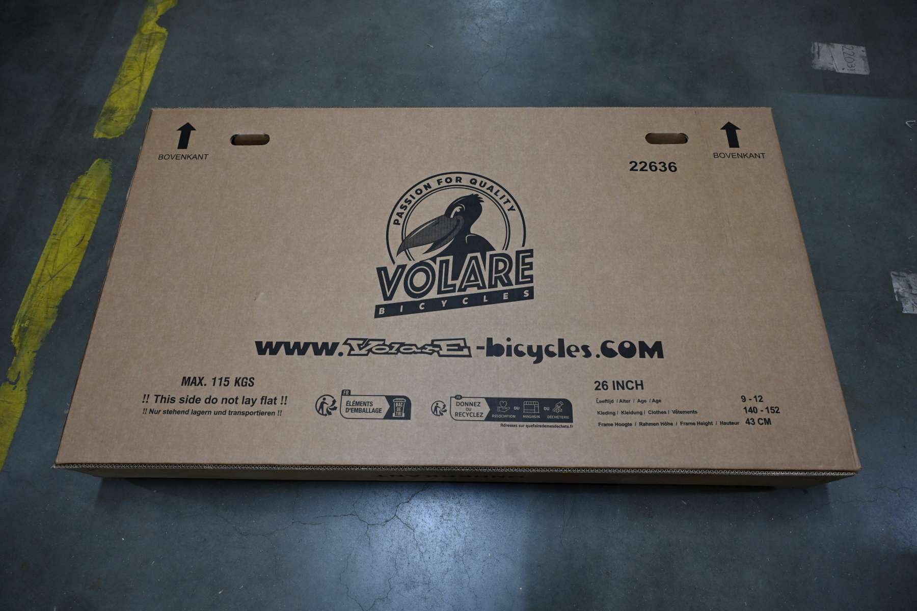 Volare Cross Kinderfiets – Jongens – 26 inch – Blauw – 3 Versnellingen