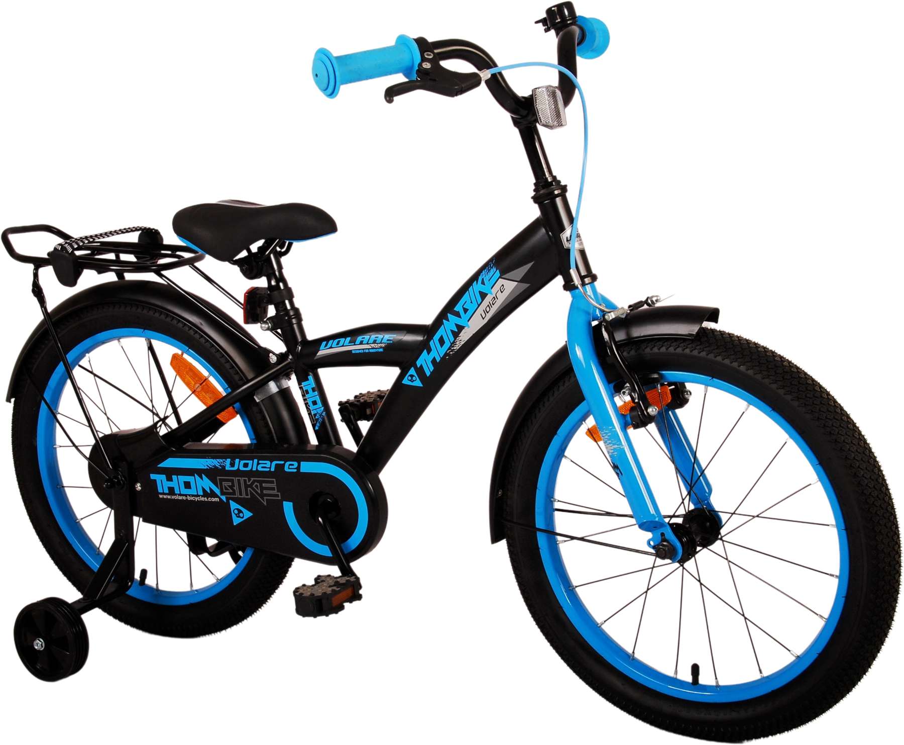 Volare Thombike Kinderfiets – Jongens – 18 inch – Zwart Blauw