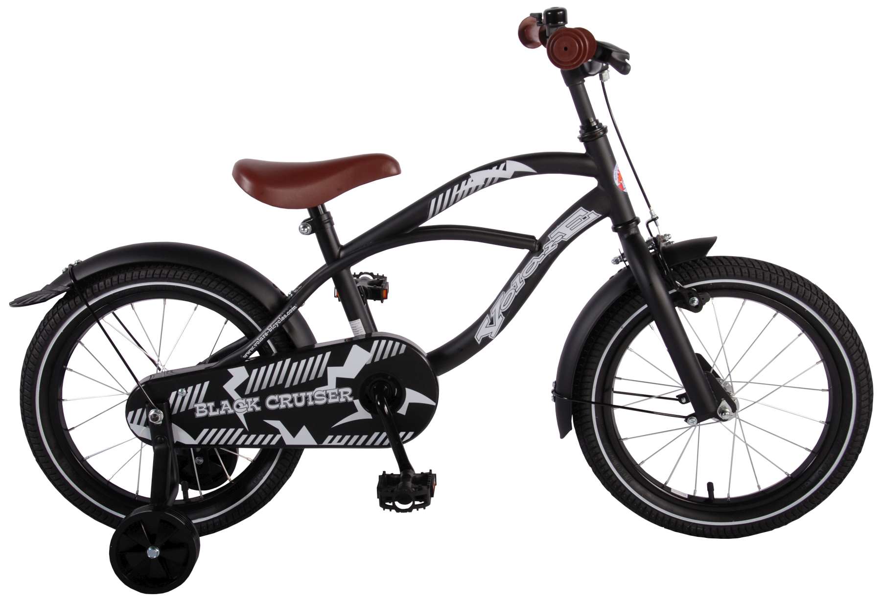 vloek Flitsend Geslagen vrachtwagen Volare Black Cruiser Kinderfiets - Jongens - 16 inch - Zwart