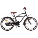 Volare Black Cruiser Kinderfiets - Jongens - 18 inch - Zwart - 95% afgemonteerd