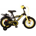 Volare Thombike Kinderfiets - Jongens - 12 inch - Zwart Geel - Twee Handremmen