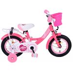 Volare Ashley Kinderfiets - Meisjes - 12 inch - Rood/Roze