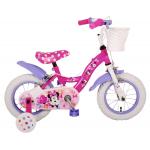 Disney Minnie Cutest Ever! Kinderfiets - Meisjes - 12 inch - Roze - Twee handremmen