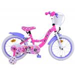 Disney Minnie Kinderfiets - Meisjes - 16 inch - Roze - Twee handremmen