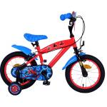 Ultimate Spider-Man Kinderfiets - Jongens - 14 inch - Blauw/Rood - Twee handremmen