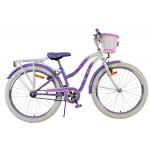 Volare Lovely Kinderfiets - Meisjes - 24 inch - Paars - Twee handremmen