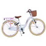 Volare Blossom Kinderfiets - Meisjes - 24 inch - Wit - Twee handremmen