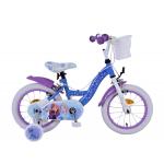 Disney Frozen 2 Kinderfiets - Meisjes - 14 inch - Blauw/Paars - Twee handremmen