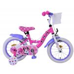 Disney Minnie Kinderfiets - Meisjes - 14 inch - Roze - Twee handremmen