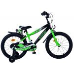 Volare Sportivo Kinderfiets - Jongens - 18 inch - Groen Zwart - Twee Handremmen