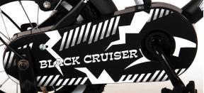 Volare Black Cruiser Kinderfiets - Jongens - 12 inch - Zwart - Twee handremmen