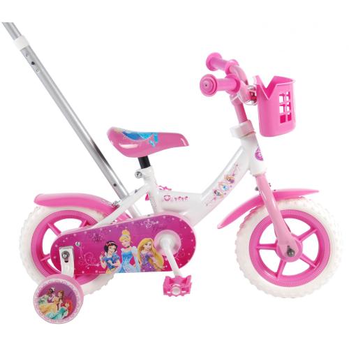 Disney Princess Kinderfiets - Meisjes - 10 inch - Roze/Wit