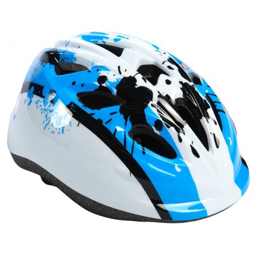Volare Kinder Fietshelm Blauw Wit  XS 47-51 cm extra klein model