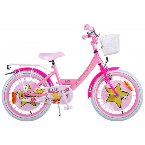 LOL Surprise Kinderfiets - Meisjes - 18 inch - Roze - 95% afgemonteerd