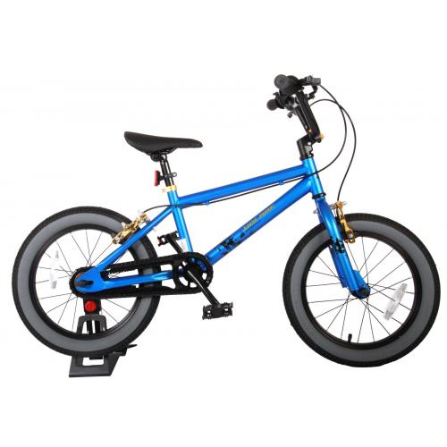 Volare Cool Rider Kinderfiets - Jongens - 16 inch - blauw - twee handremmen - 95% afgemonteerd