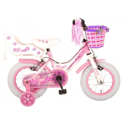 Volare Rose Kinderfiets - Meisjes - 12 inch - Roze - 2 handremmen