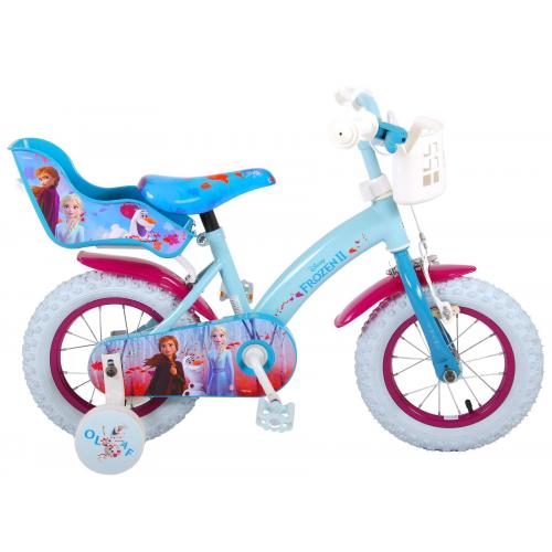 Disney Frozen 2 Kinderfiets - Meisjes - 12 inch - Blauw/Paars